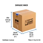 Manguera para boiler, acero inox. 3/4'H x 3/4'H, 80 cm 6