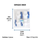 Válvula esfera de PVC 2' roscable, FOSET 3