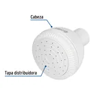Regadera redonda de ABS 2-1/2' sin brazo, FOSET BASIC 2