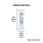 Extensión 10 cm latón cromado para contra de lavabo, 1-1/4' 5