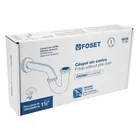 Céspol 1-1/2', sin contra, latón cromo, para fregadero 4