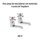 Bolsa con 2 cartuchos cerámicos para llave AQI-11, FOSET 3