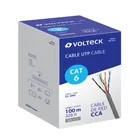 Metro de cable UTP CAT6, Bobina de 100m, gris, VOLTECK 1