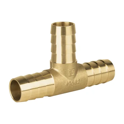 Tee inserción macho latón 3/4' para manguera, FOSET