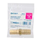 Cople inserción de latón 1/2' para manguera, FOSET 4