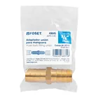 Cople inserción de latón 3/4' para manguera, FOSET 4