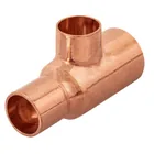 Tee reducida de cobre 3/4' x 1/2' x 1/2', FOSET 1