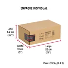 Caja con 50 taquetes expansivos 10x65 mm con armella abierta 4