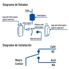 Flotador eléctrico con cable de 2 m, 10 A, FOSET 3