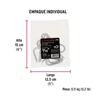 Bolsa con 10 guardacabos para cable de acero de 3/16', FIERO 6