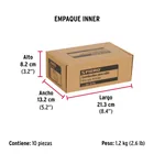Bolsa con 10 guardacabos para cable de acero de 3/16', FIERO 7