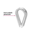 Bolsa con 10 guardacabos para cable de acero de 1/4', FIERO 2