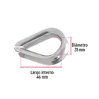 Bolsa con 5 guardacabos para cable de acero de 7/16', FIERO 3