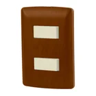 Placa armada 1 interruptor 1 escalera, madera,línea Italiana 1