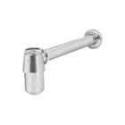 Céspol de bote 1-1/4', sin contra, latón cromo, para lavabo 1