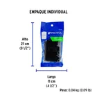 Placa armada 1 interruptor sencillo, negro, línea Italiana 5