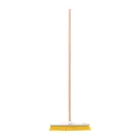 Cepillo para barrer cerda suave de 56 cm, bastón de madera 1