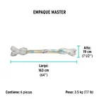 Trapeador de microfibra española, bastón de 120 cm, KLINTEK 7