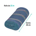 Rollo de 25 m de jerga sarga ligera azul, KLINTEK 3