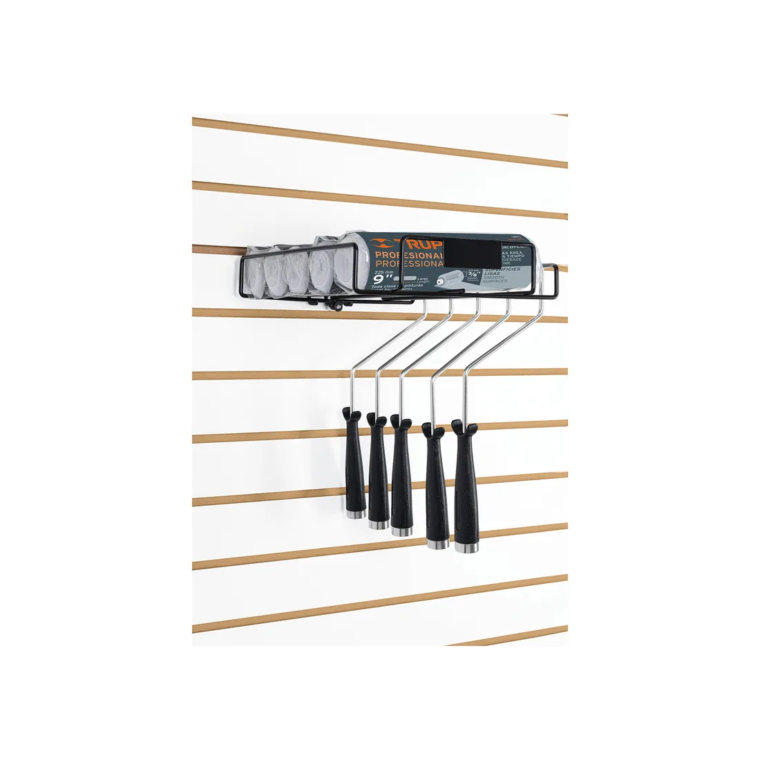 Rack para 4 rodillos para pintar de 9', TRUPER