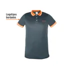 Playera polo performance para hombre, gris, M, TRUPER 3