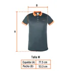Playera polo performance para hombre, gris, M, TRUPER 4