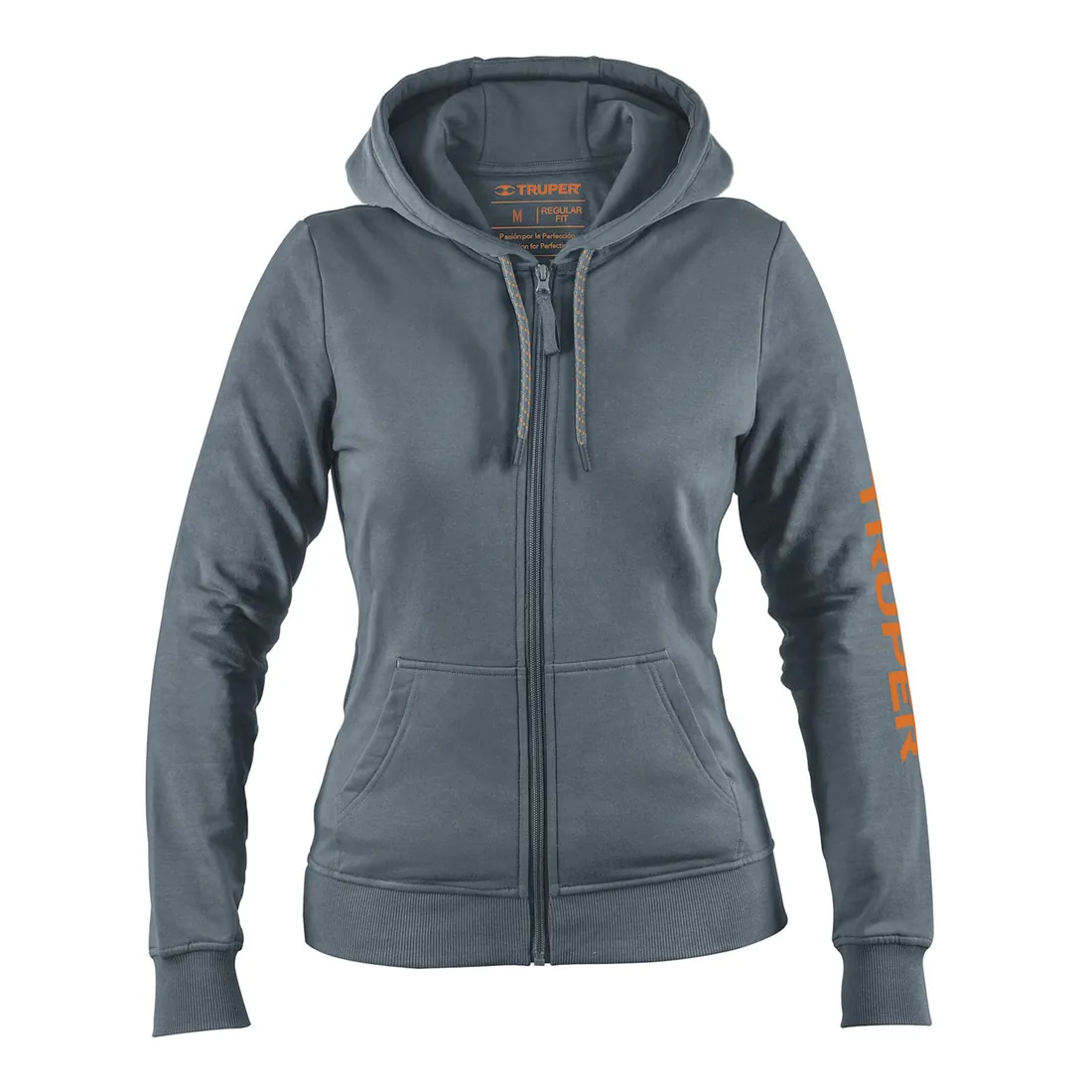 Sudadera gris para dama, talla M, TRUPER