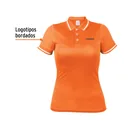 Playera polo performance para mujer, naranja, G, TRUPER 4