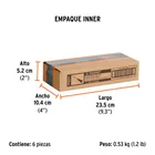 Desarmador cabinet 3/16 x 3' mango Comfort Grip, TRUPER 7