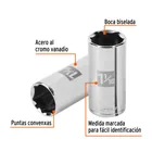 Dado largo de 1-1/16', 6 puntas, cuadro 1/2', TRUPER 2