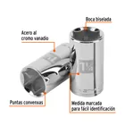 Dado largo de 1-1/4', 6 puntas, cuadro 1/2', TRUPER 2