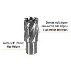Cortador anular de 1' x 1', TRUPER 2