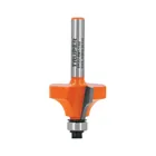 Broca para router, redondeado con moldura, 1-1/8' con balero 1