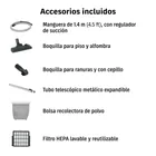 Aspiradora canister 1 L (0.2 gal),1,200 W (1.6 HP), TRUPER 2