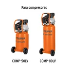 2 ruedas de repuesto para COMP-50LV y COMP-80LV, TRUPER 2