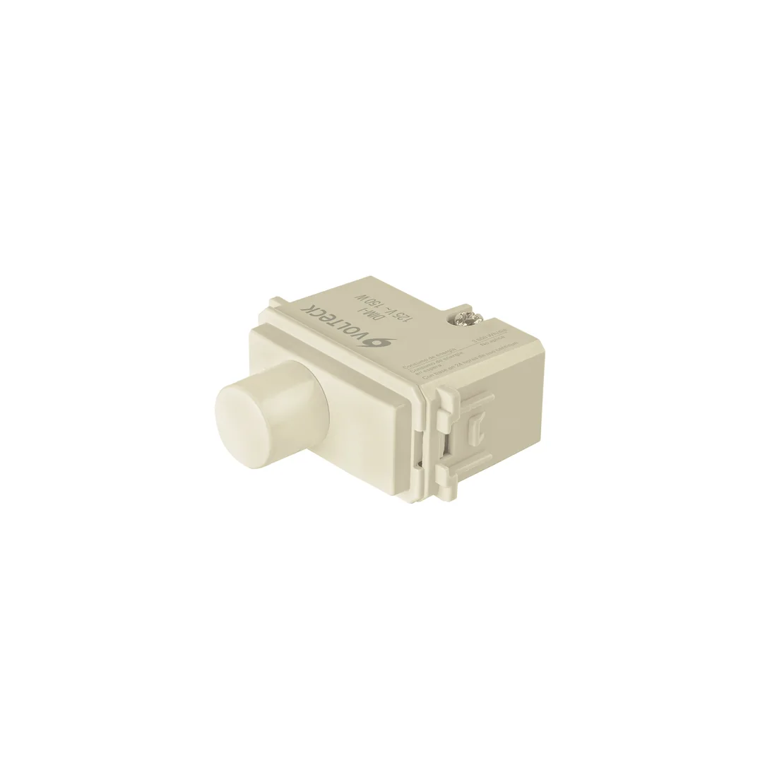 Dimmer giratorio, línea Italiana, marfil, VOLTECK