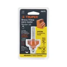 Broca para router, zafiro, 1-1/4', con balero, TRUPER 4