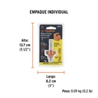 Broca para router, zafiro, 1-1/4', con balero, TRUPER 5