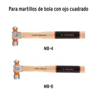 Mango para martillos de bola MB-4 y MB-8, 12-1/2', TRUPER 3