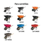 Juego de 2 palancas para cambio de llanta de carretilla 4