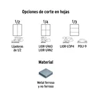Lija de esmeril negra grano 50 de óxido de aluminio, TRUPER 3