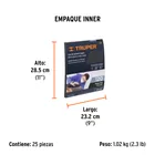 Lija de esmeril negra grano 120 de óxido de aluminio, TRUPER 5
