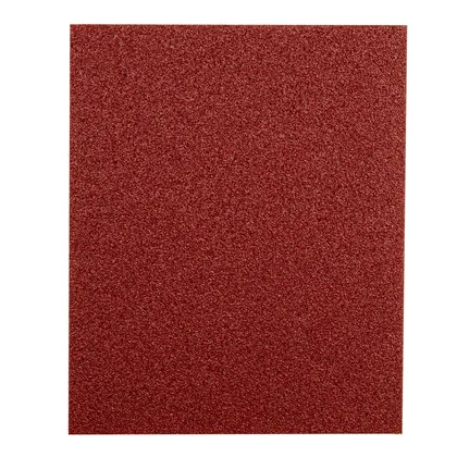 Lija de esmeril roja grano 50 de óxido de aluminio, TRUPER