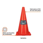 Cono de precaución de 70 cm de PVC, TRUPER 2