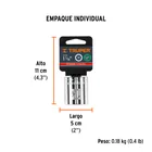 Dado de 1-1/16', 12 puntas, cuadro 1/2', TRUPER 5