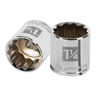 Dado de 1-1/4', 12 puntas, cuadro 1/2', TRUPER 1