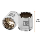 Dado de 1-1/4', 12 puntas, cuadro 1/2', TRUPER 3