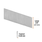 Caja con 10000 clavos calibre 23, 22 mm para CLNE-23, TRUPER 3