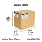 Desarmador cabinet 3/16' x 3' mango de acetato, TRUPER 6