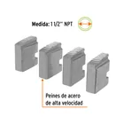 Juego de 4 peines de 1-1/2' para tarrajas T-852X, EXPERT 2